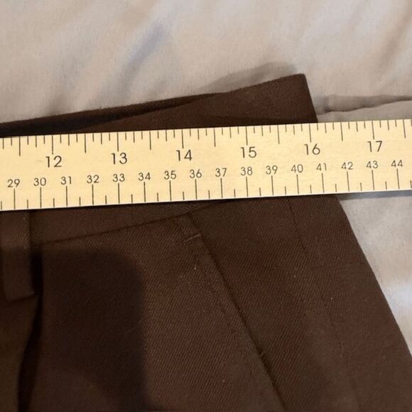 ASOS Men's Cargo Trousers Pleated Baggy Tapered Leg Brown Size 32x30 - Picture 9 of 13